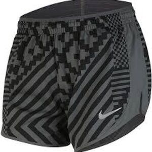 Nike Tempo Running Shorts gray black Aztec size large